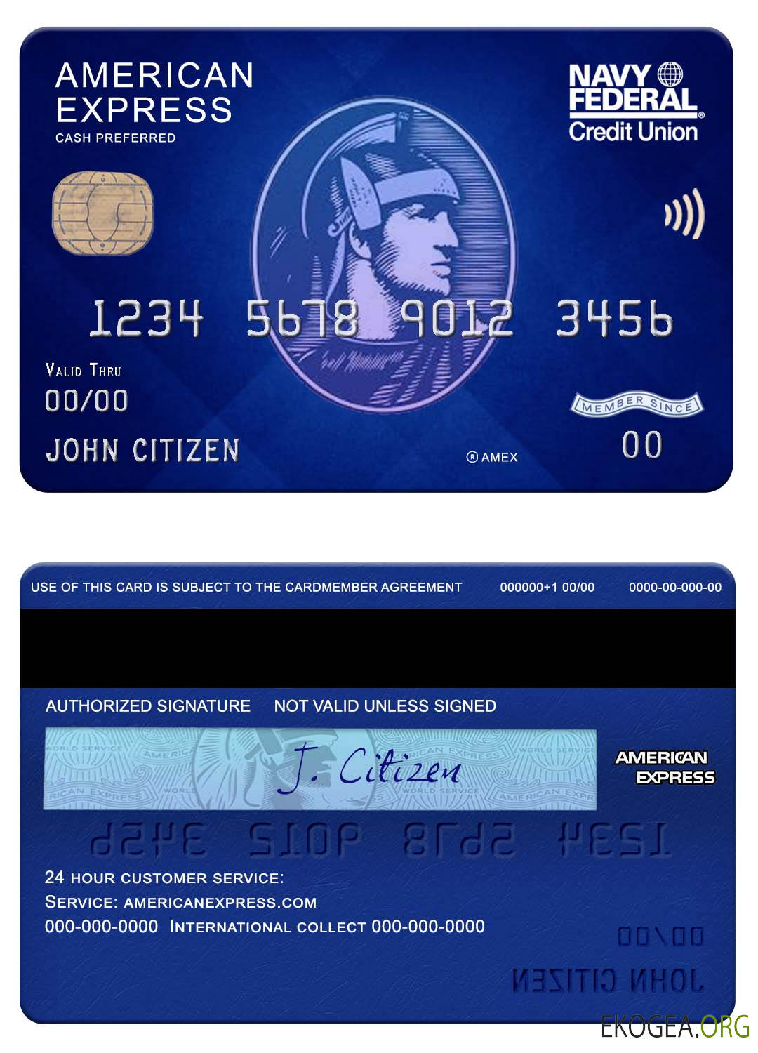 Banque de l'Union fédérale de la marine américaine, amex blue cash préféré